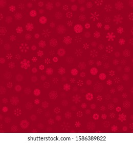vector winter snow christmas seamless pattern