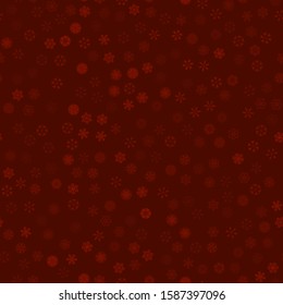 vector winter snow christmas seamless pattern
