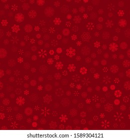 vector winter snow christmas seamless pattern