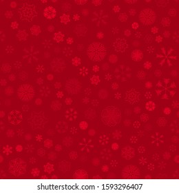 vector winter snow christmas seamless pattern