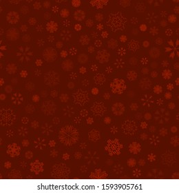vector winter snow christmas seamless pattern