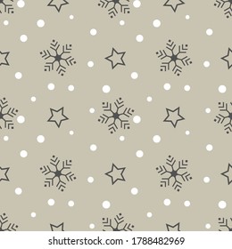 vectorial invierno nevado patrón transparente - negro y blanco. Ilustración del vector EPS 10.