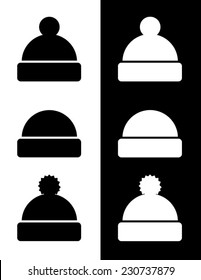 Vector Winter Toque Icon Set