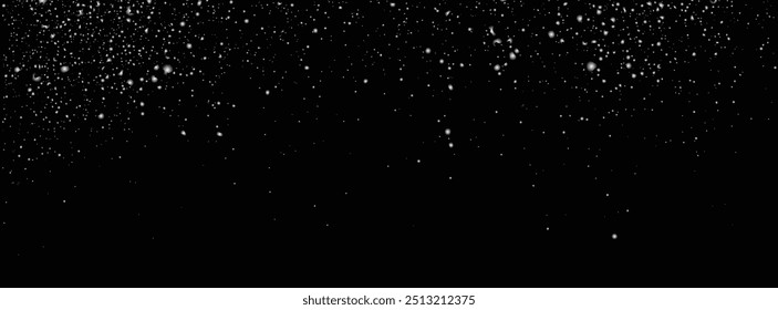 Vector winter white snowfall new year decoration background
