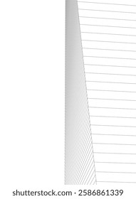 Vector Wireframe Architectural Drawings – Modern Building Sketches