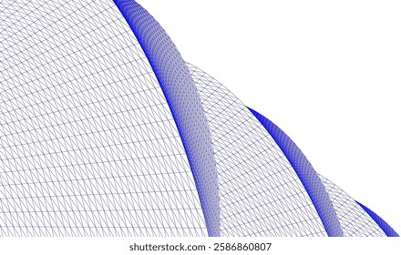 Vector Wireframe and Parametric Architecture – Futuristic Skyscrapers and Grid Structures