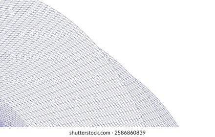 Vector Wireframe and Parametric Architecture – Futuristic Skyscrapers and Grid Structures