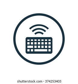 Vector Wireless Keyboard Icon