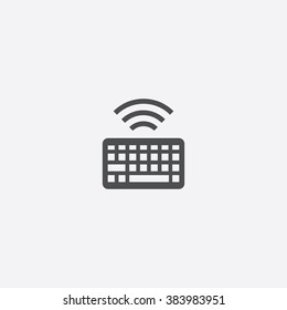 Vector Wireless Keyboard Icon