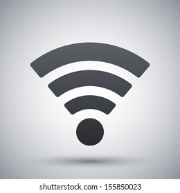 Vector wireless network icon