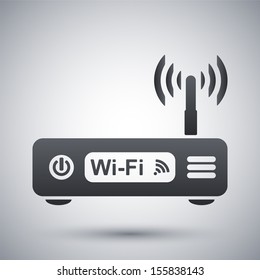 Vector Wireless Router Icon