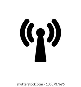 vector wireless wifi icons isolated on white background - Vector