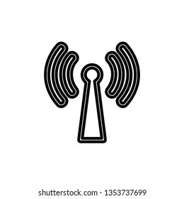 vector wireless wifi icons isolated on white background - Vector