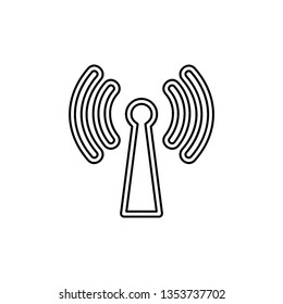 vector wireless wifi icons isolated on white background - Vector