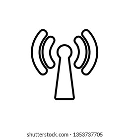 vector wireless wifi icons isolated on white background - Vector