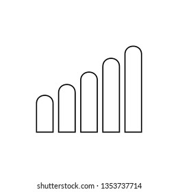 vector wireless wifi icons isolated on white background - Vector