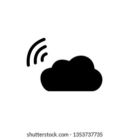 vector wireless wifi icons isolated on white background - Vector