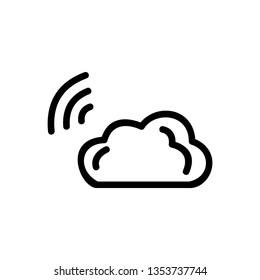 vector wireless wifi icons isolated on white background - Vector