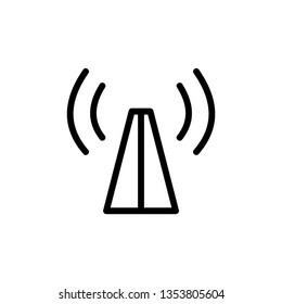 vector wireless wifi icons isolated on white background - Vector
