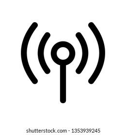 vector wireless wifi icons isolated on white background - Vector