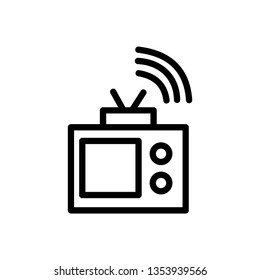 vector wireless wifi icons isolated on white background - Vector