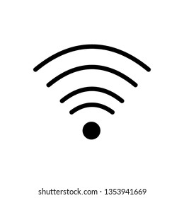 vector wireless wifi icons isolated on white background - Vector