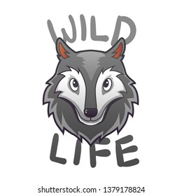 Vector Wolf Head