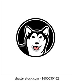 Vector Wolf Logo White Background