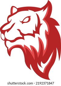 Vector of wolf sport logo, wolf head illustration vector drawing, Brave wolf head mascot Logo design. Vector Template Illustration Design. Mascot Brave wolf Logo design any kind of graphic work