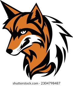 Vector of wolf sport logo, Wolf head vector drawing, Wolf head mascot Logo design, Wolf Logo design any kind of graphic work. Vector Template Illustration Design.

