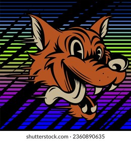 vector of wolves, very good to use for design