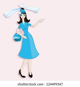 Vector. Woman.