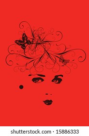 vector woman