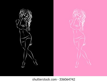 vector woman