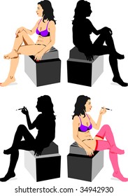 vector woman