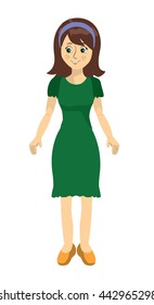 vector woman