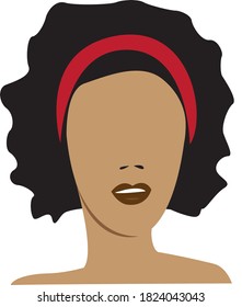 vector woman face illustration girl drawing for t-shirt