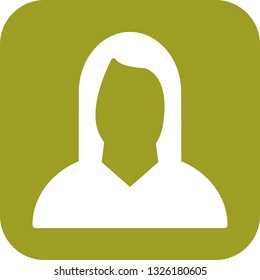  Vector Woman Icon