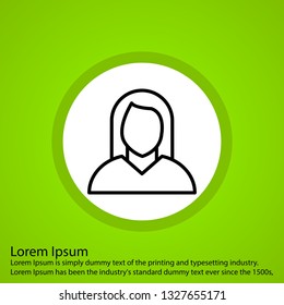  Vector Woman Icon
