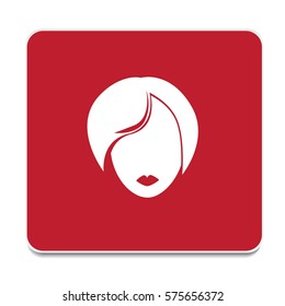 vector woman icon
