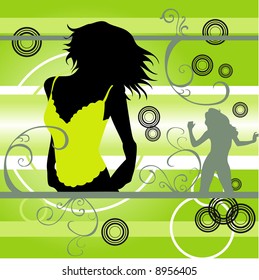 vector woman illustration