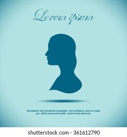 vector woman profiles