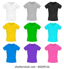 vector woman's t-shirt