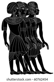 vector Women of Ancient Egypt
