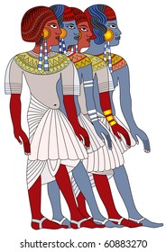 vector Women of Ancient Egypt