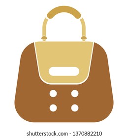 vector women bag or purse illustration isolated - beautiful, beauty and elegance shop