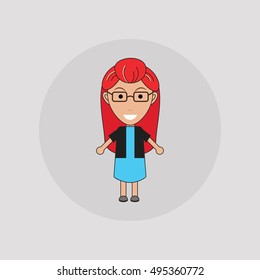 vector women in flat style