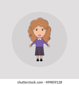 vector women in flat style