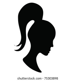 Vector women silhouette