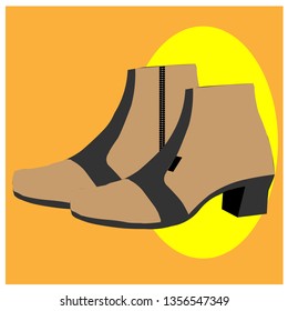 vector of women's boots